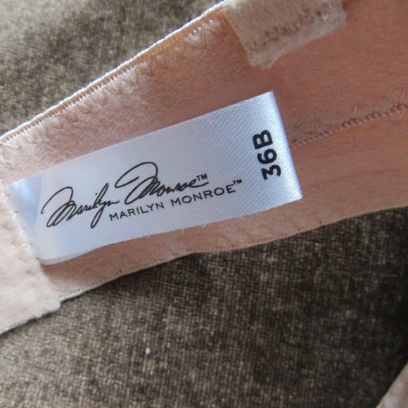 MARILYN MONROE BRA  *  36B * strapless*beige lace - Picture 4 of 5